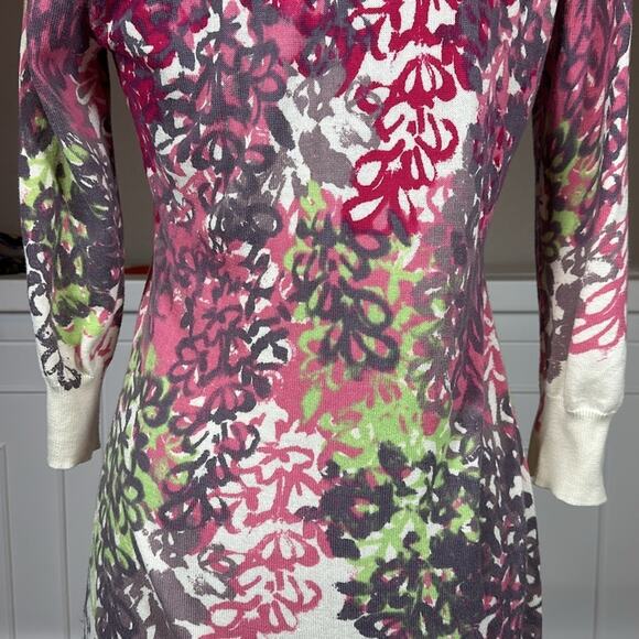 Anthropologie Tabitha Ruffle Floral Button Front Cardigan Pockets Cotton Size M - Picture 12 of 14